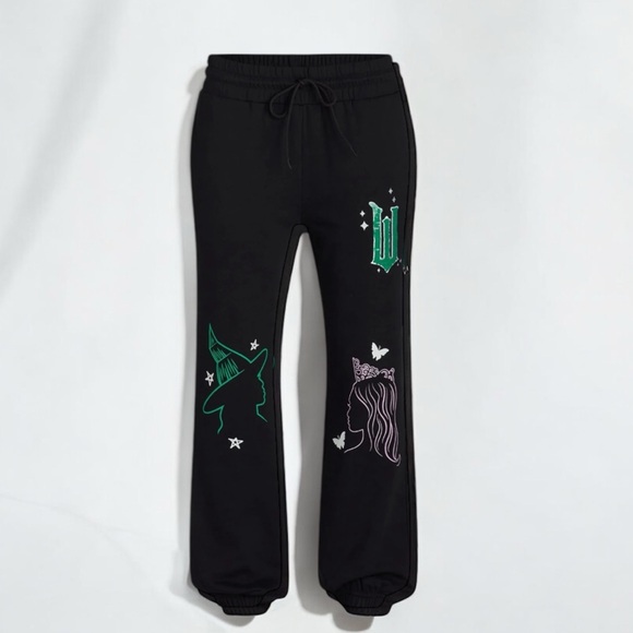 Wicked black sweatpants joggers pink goes with green
NWT - Picture 3 of 9